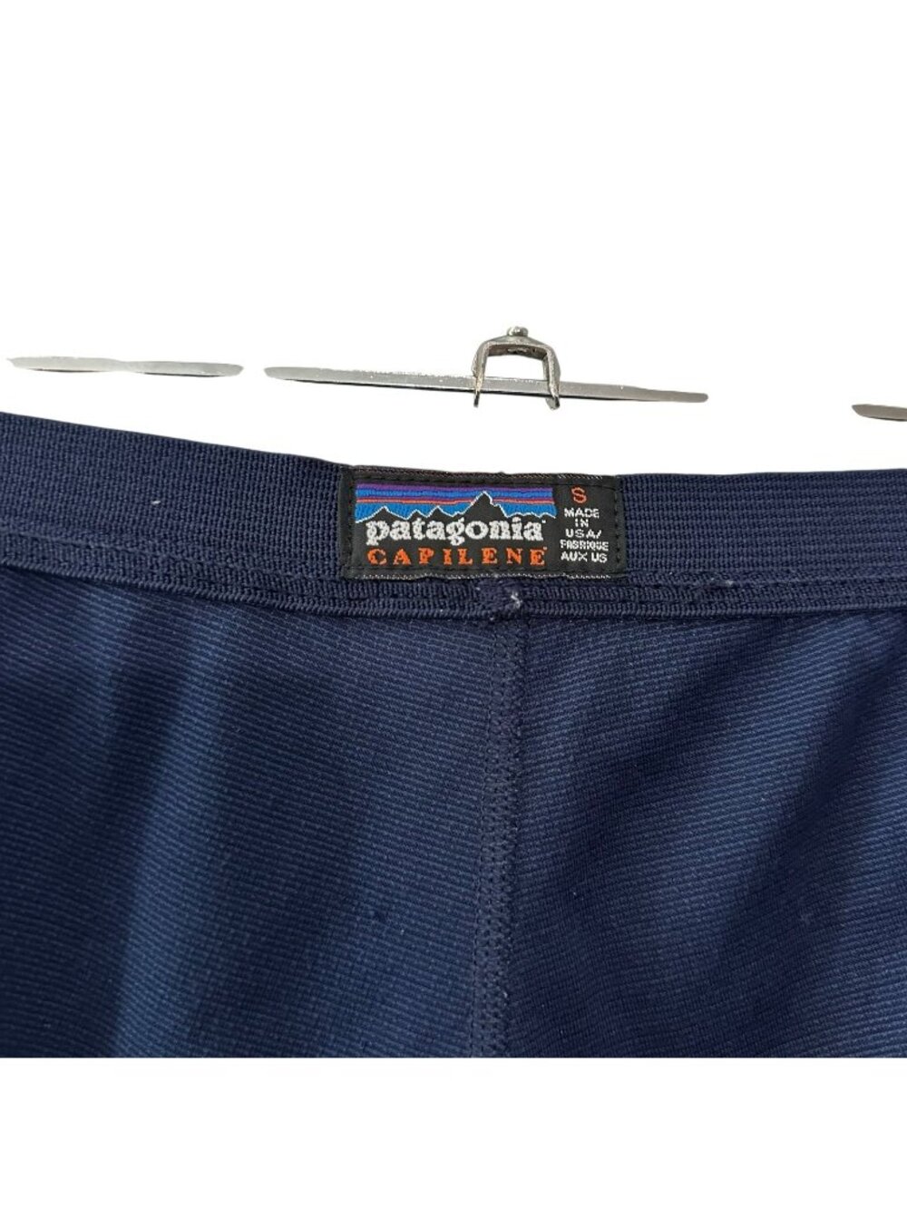 Patagonia Leggings Capilene Adult Small Blue Vintage Made In USA Layers Snow